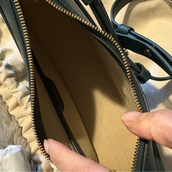 BNWT POLENE NUMERO DIX Green Leather Crossbody Bag - Picture 8 of 9